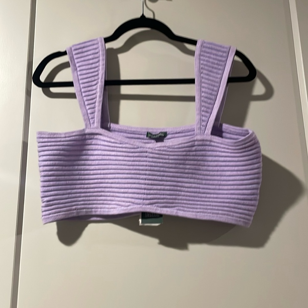Wild fable, ribbed, purple crop